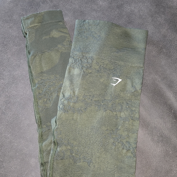 Green Camouflage Leggings - Picture 1 of 1
